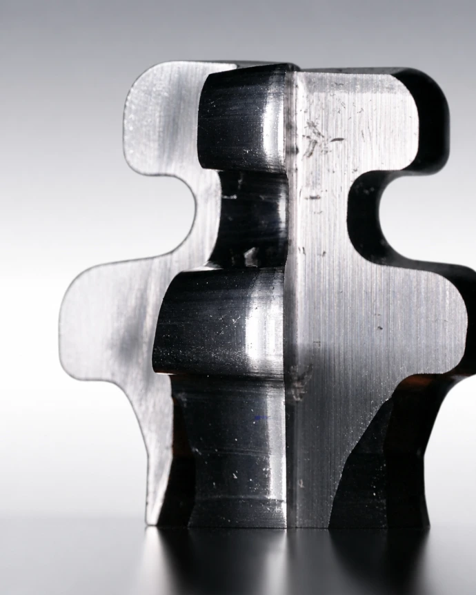Custom carbide cutter geometry