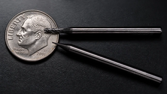 Micro solid carbide end mills