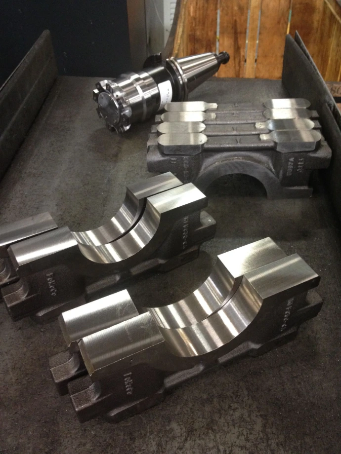 Custom indexable tooling for engine block